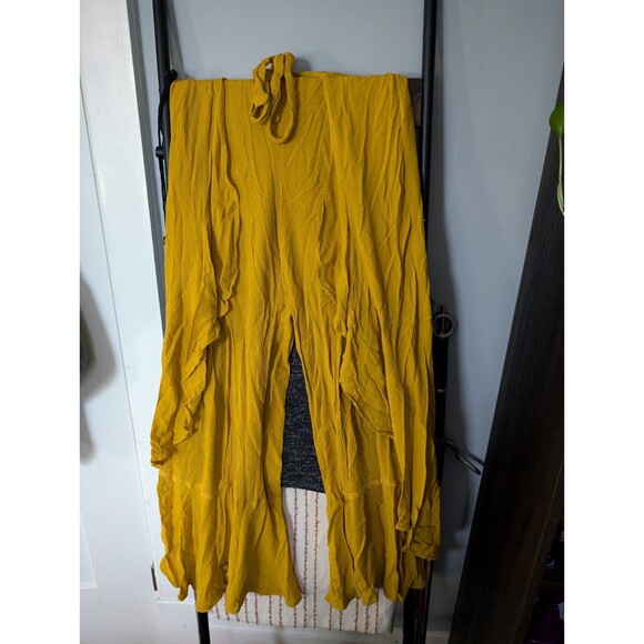 Forever 21 flowy yellow pants XS - Picture 1 of 3